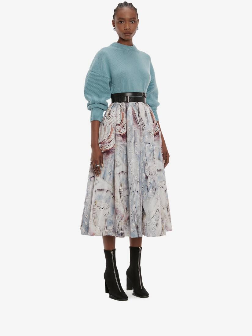 Cocoon Sleeve Jumper in Light Blue - 3