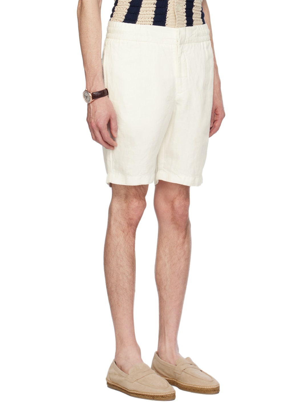 White Cornell Shorts - 2