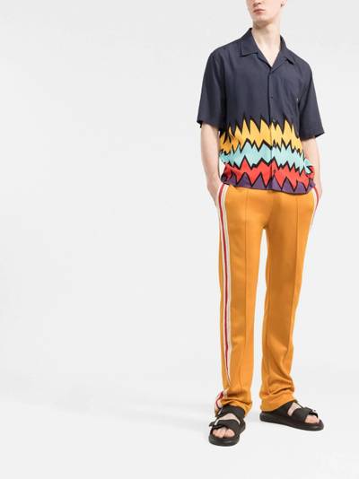 Missoni zigzag-print short-sleeved shirt outlook