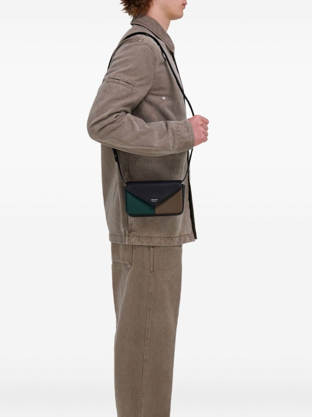 colour-block envelope shoulder bag - 2