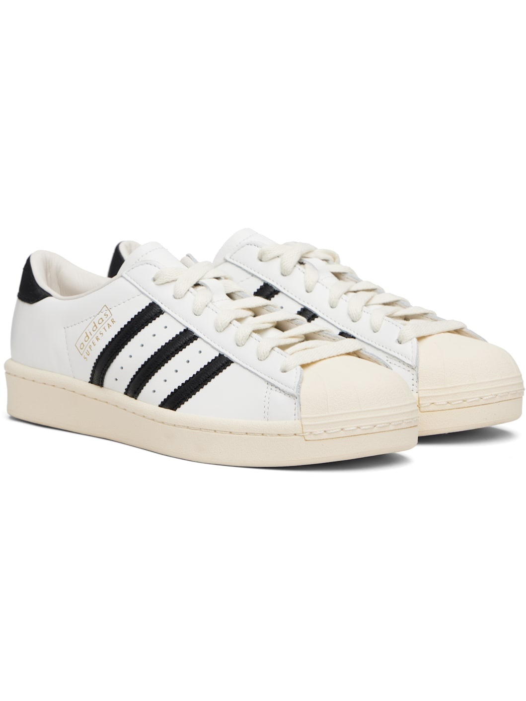 White Superstar Vintage Made In Germany Sneakers - 4