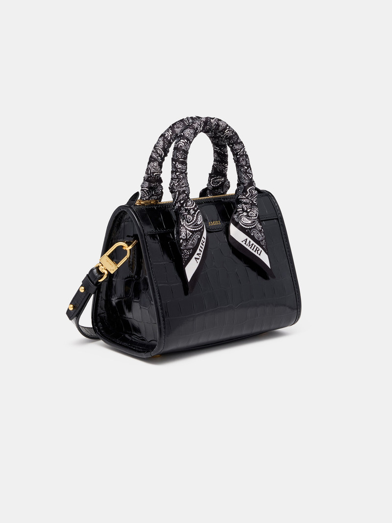 AMIRI WOMEN'S CROC MICRO TRIANGLE BAG outlook
