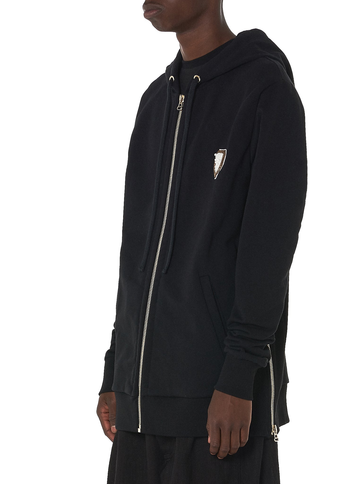 Pearl Crest Hooded Logo Sweater - 2