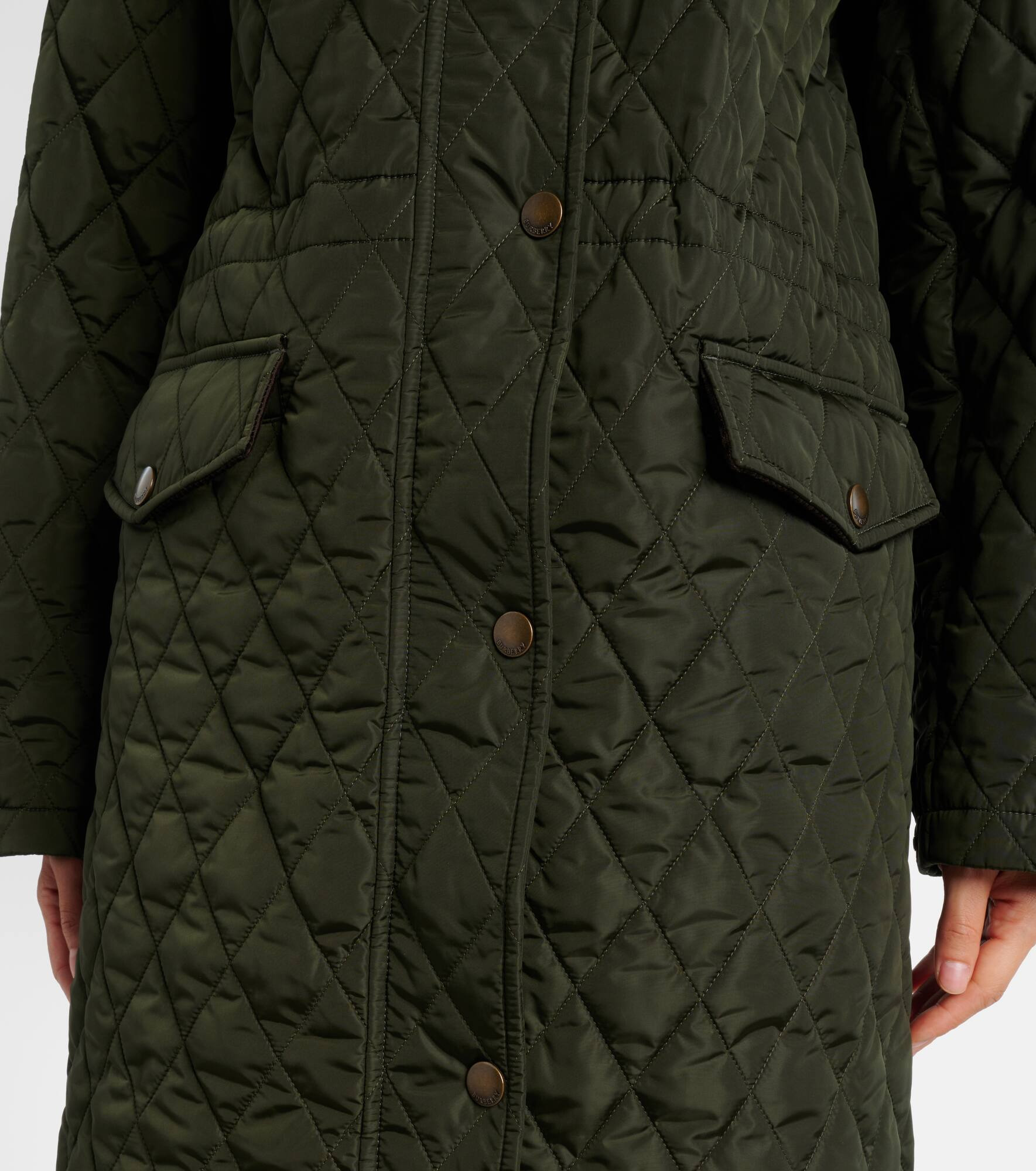 Quilted woven jacket - 5