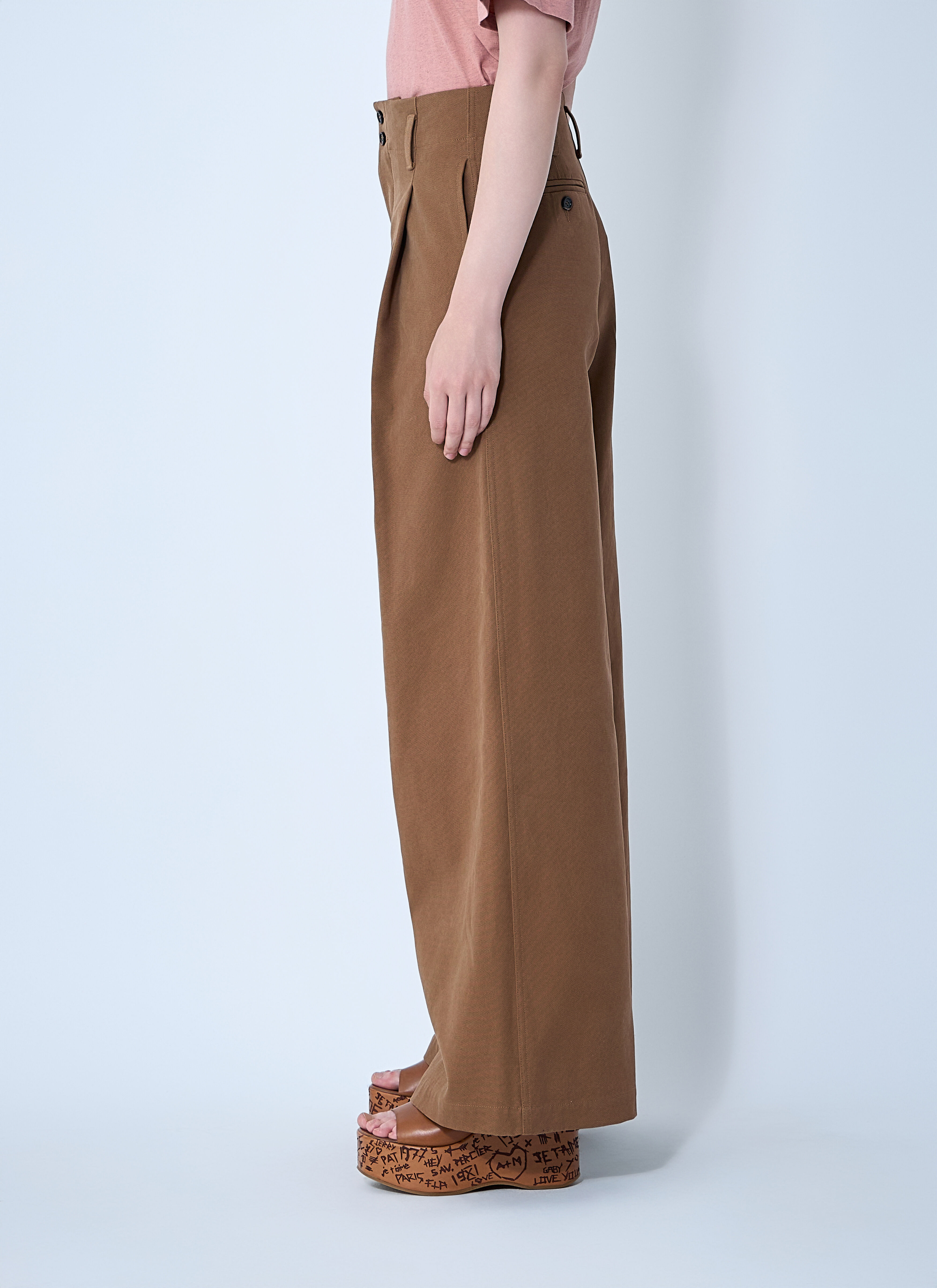 Cotton Canvas Pants - 3