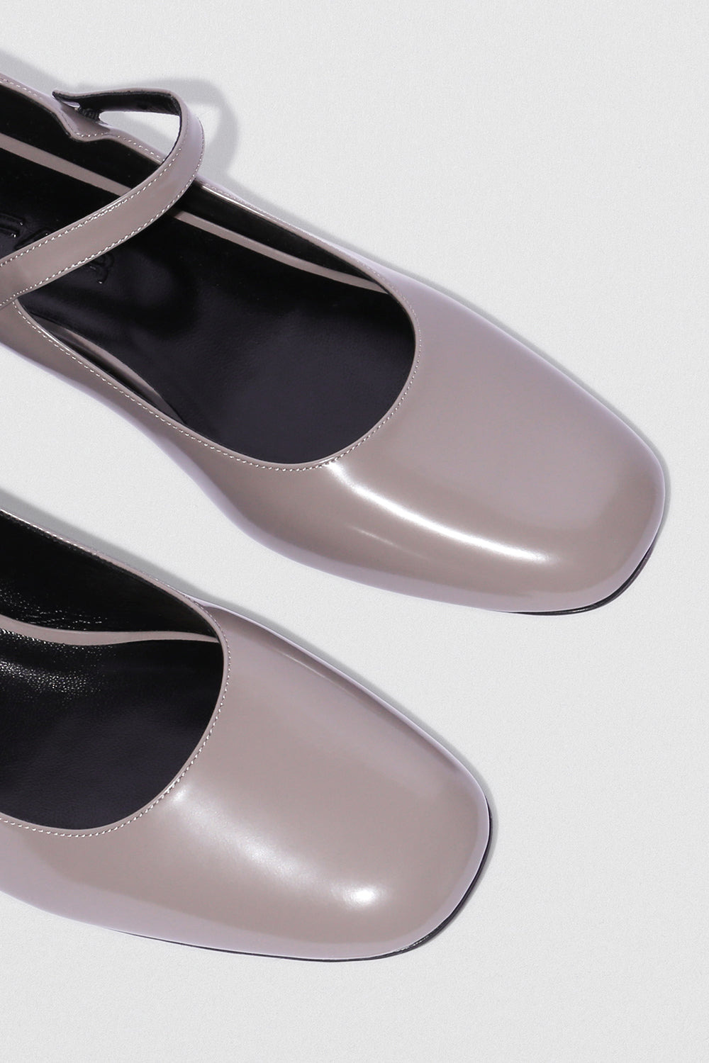 Ginny Fawn Semi Patent Leather Mary Jane Pump - 3