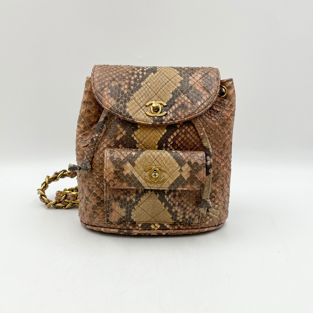 Chanel Snake Skin Duma Backpack - 3