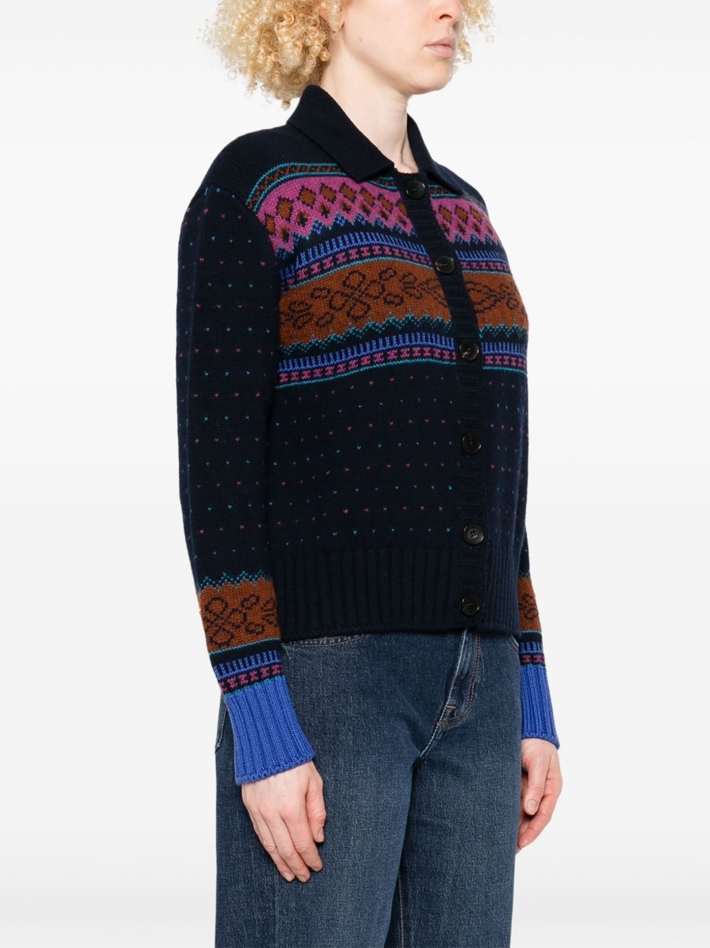 fair-isle cardigan - 3