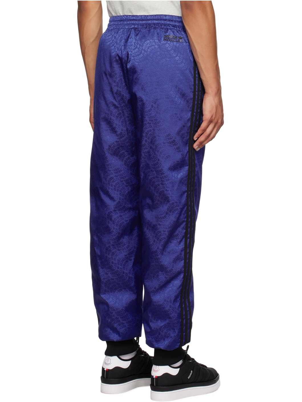 Moncler x adidas Originals Blue Down Trousers - 3
