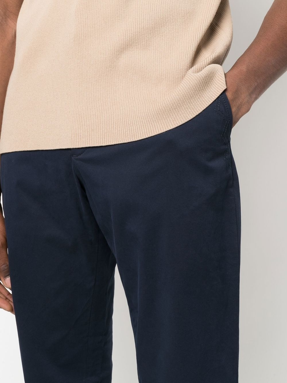 mid-rise straight-leg trousers - 5