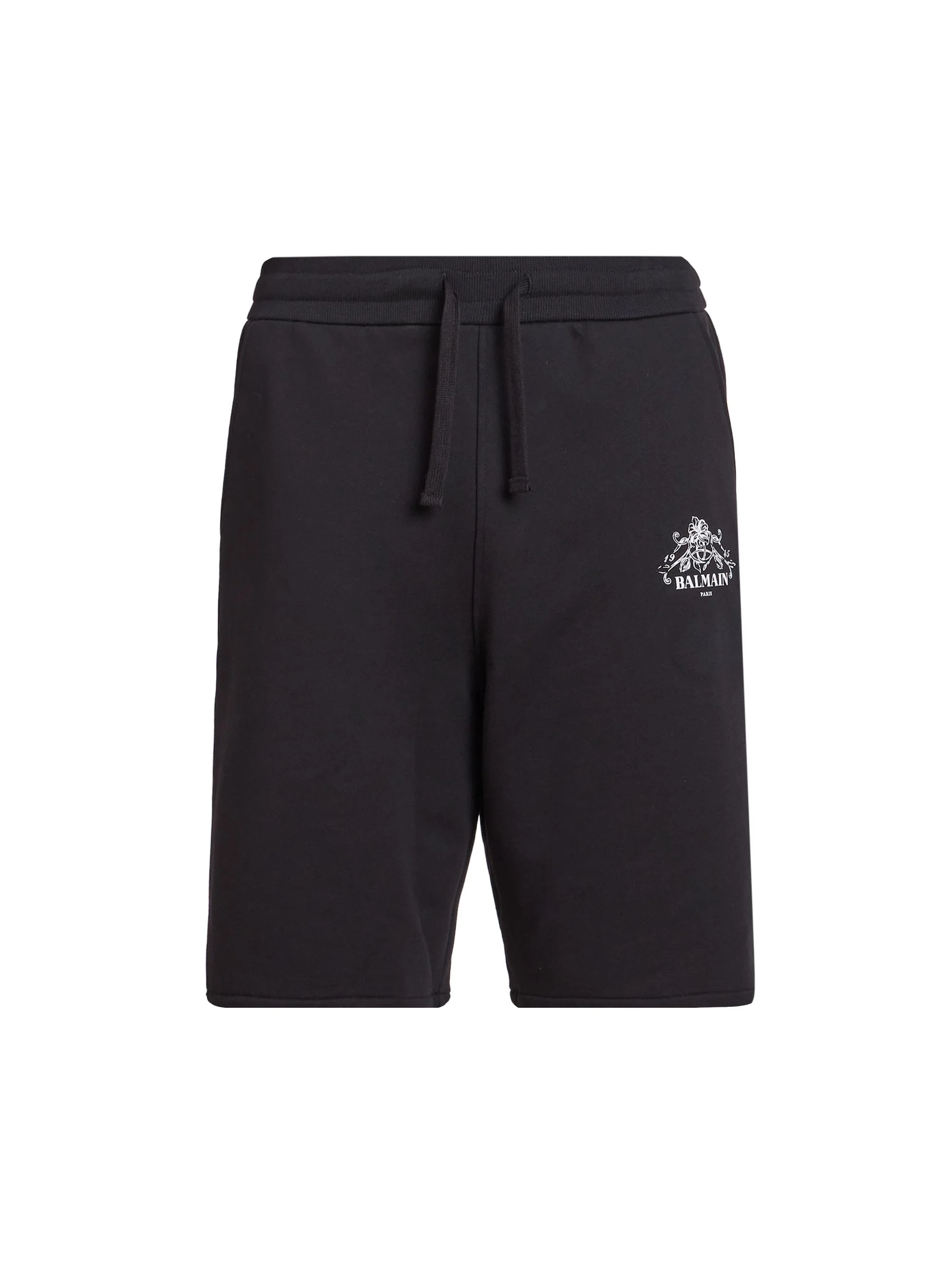 Men's Vine Logo Cotton Sweatshorts - Noir Blanc - 1