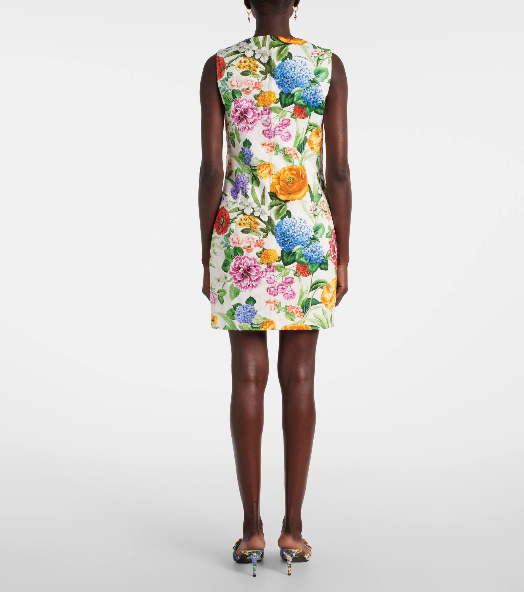 Floral cotton minidress - 3