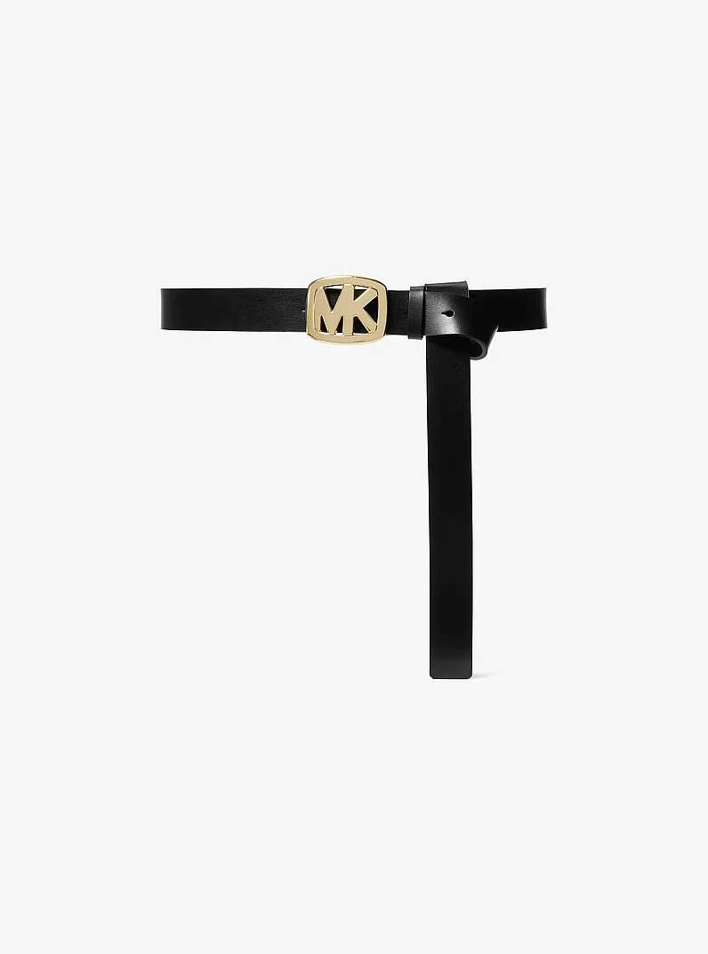 Logo Leather Belt - 1