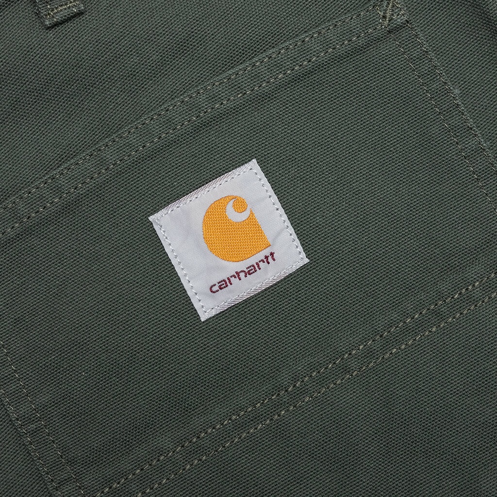 CARHARTT WIP SINGLE KNEE PANT - RINSED BOXWOOD - 4