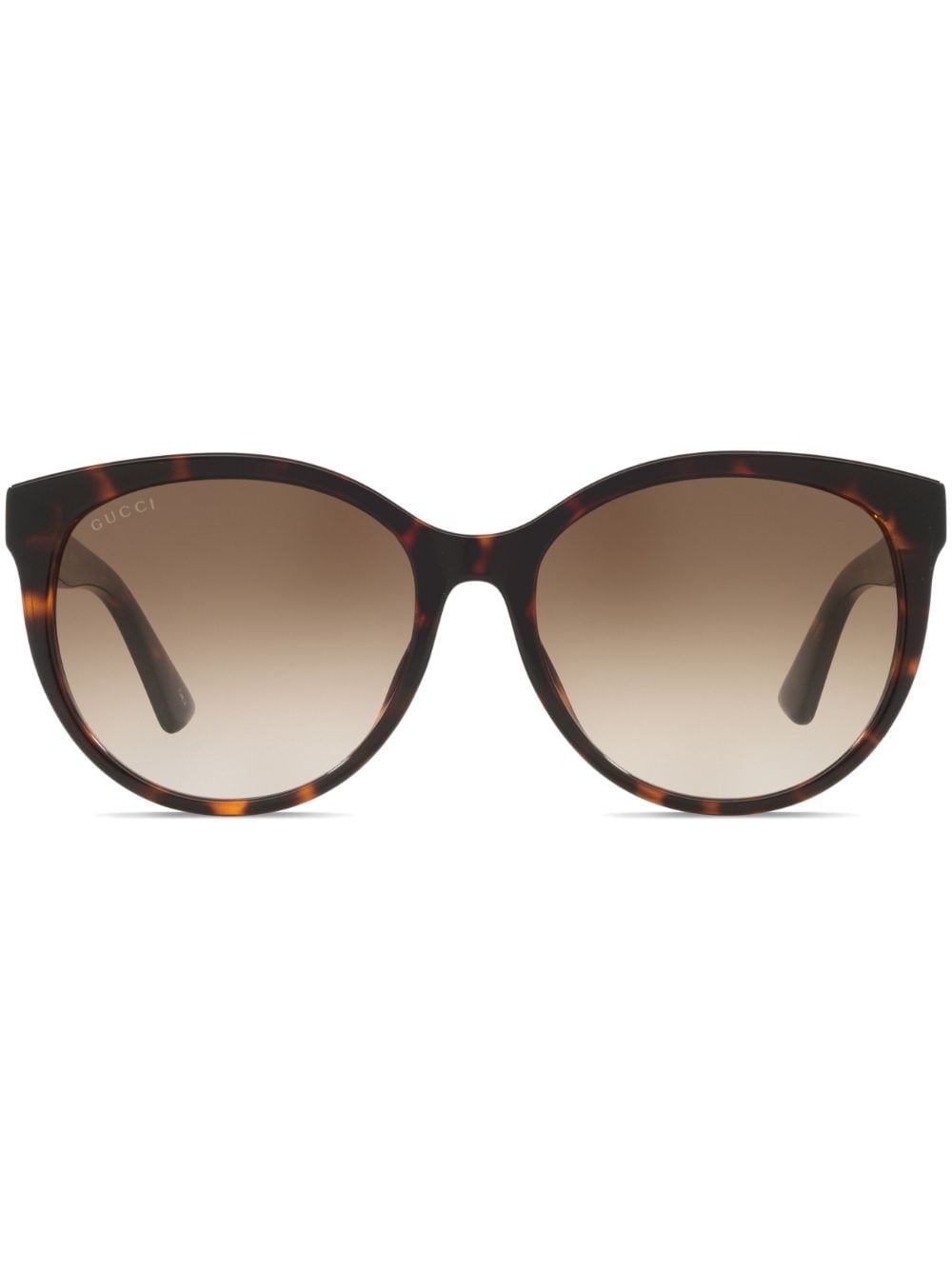 oval-frame sunglasses - 1