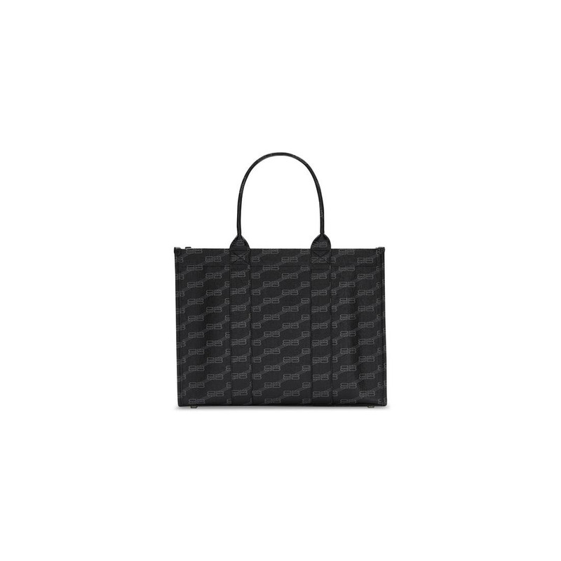hardware medium tote bag bb monogram coated canvas 3
