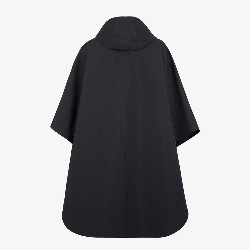 FENDI Black cotton overcoat outlook