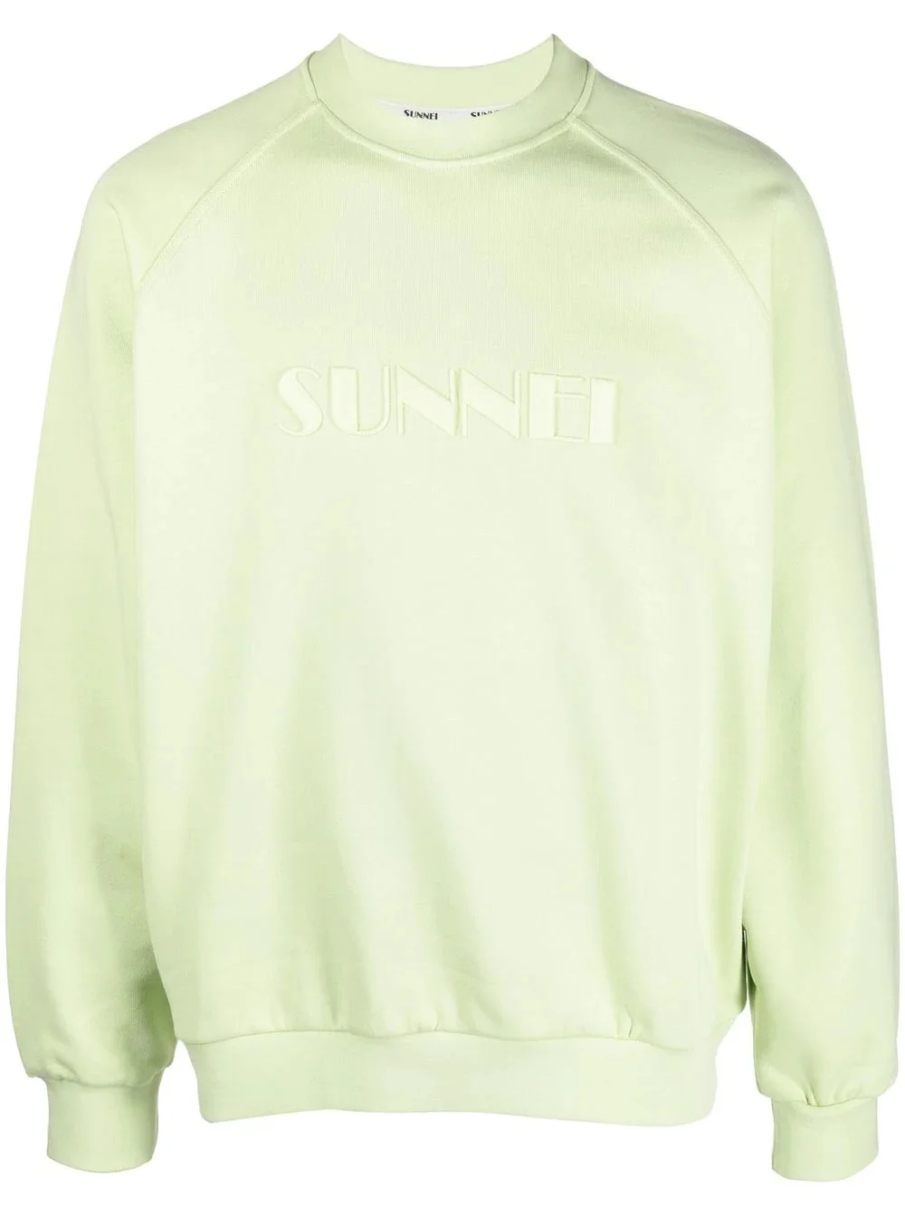 embroidered-logo detail sweatshirt - 1