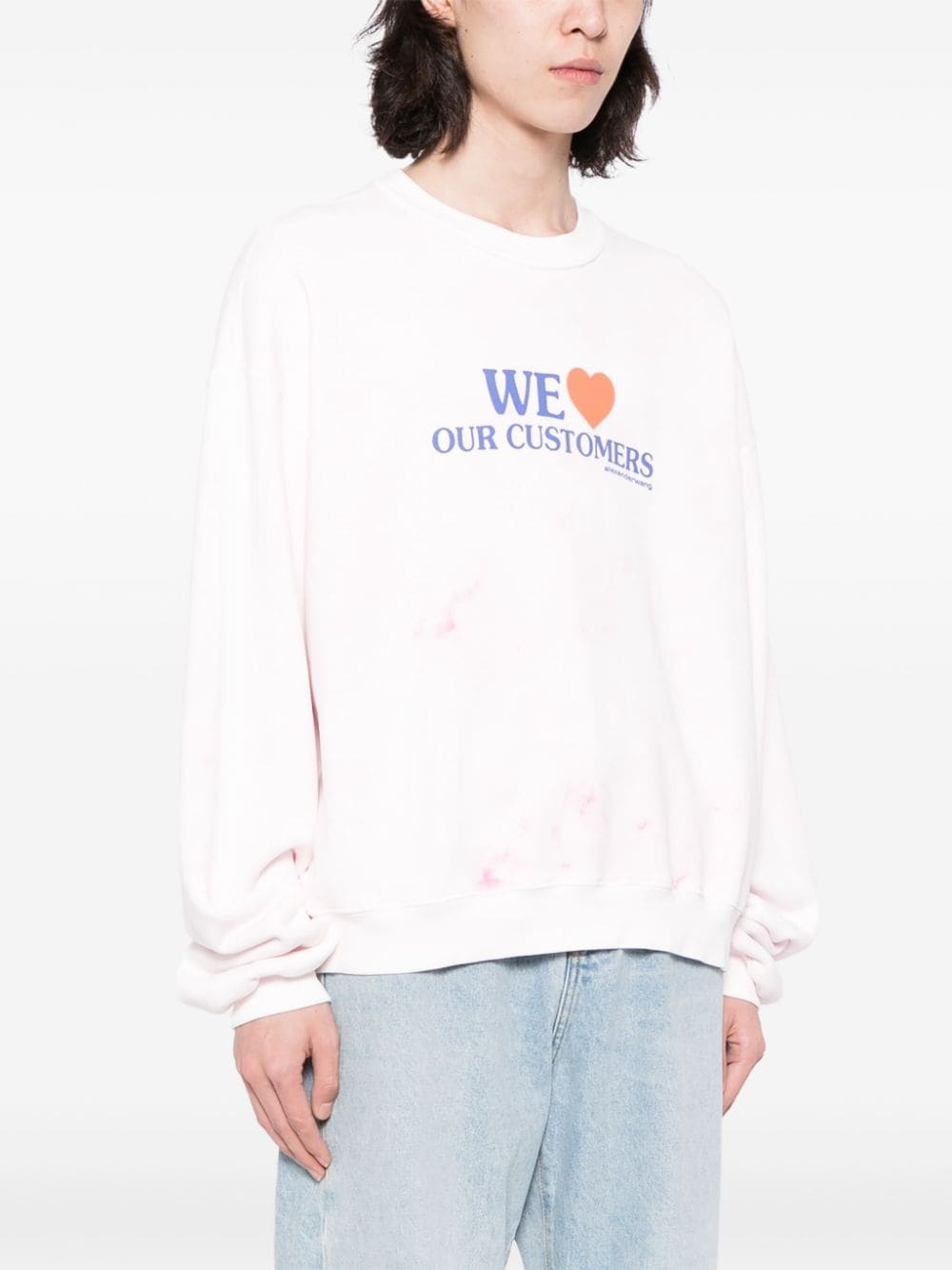 We Love Our Customers cotton sweatshirt - 4