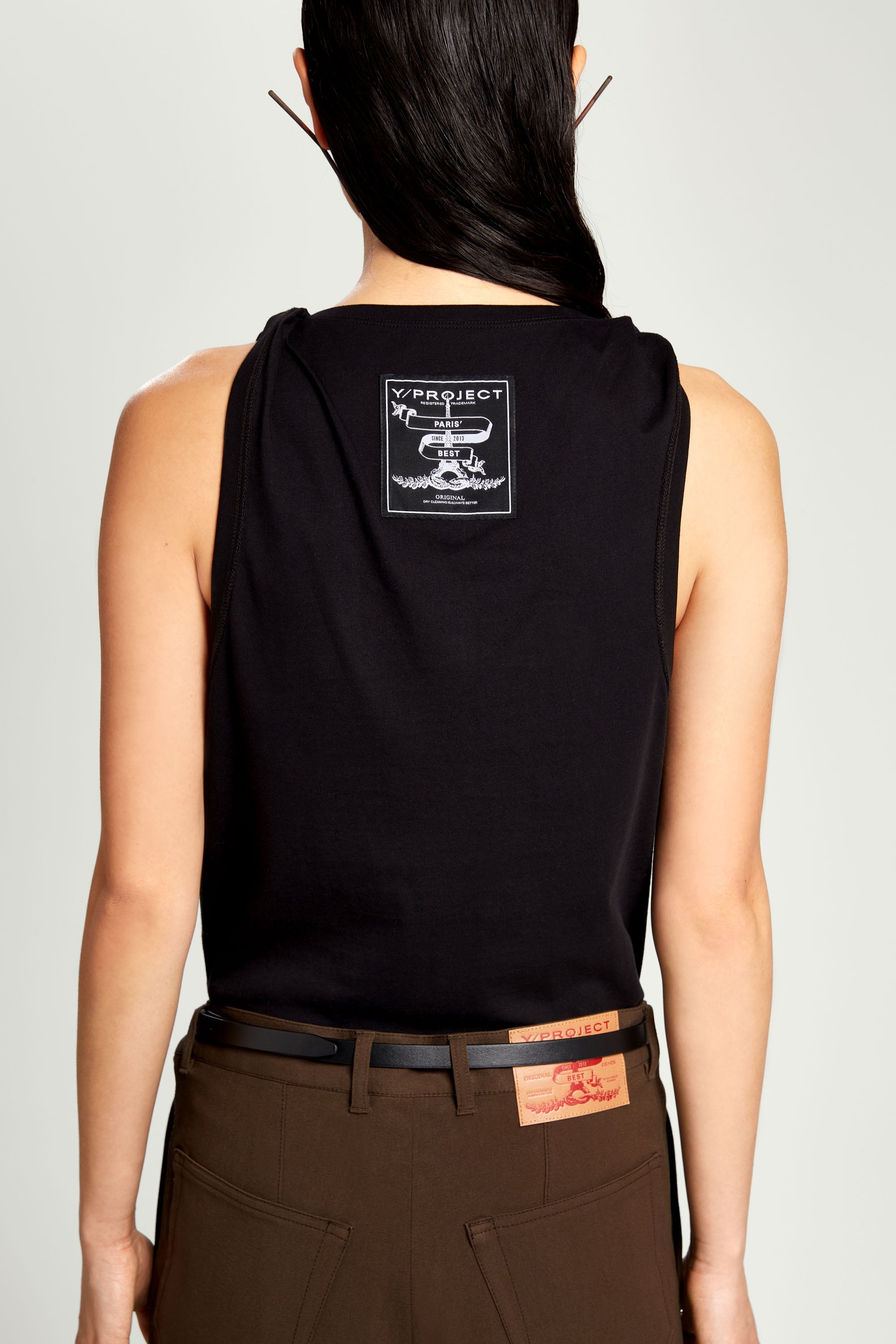 Twisted Shoulder Tank Top - 7