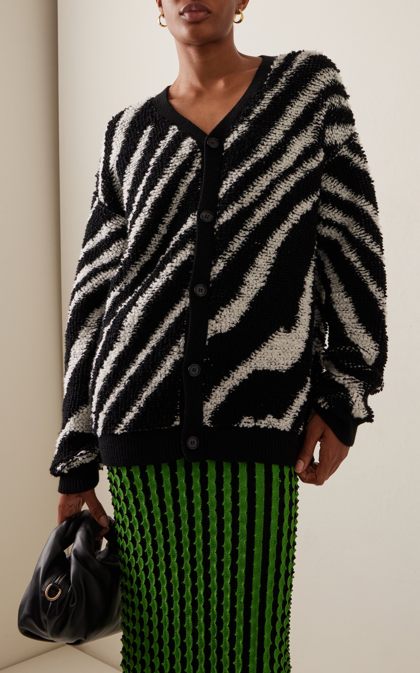 Christian Merino Wool Cardigan animal - 3