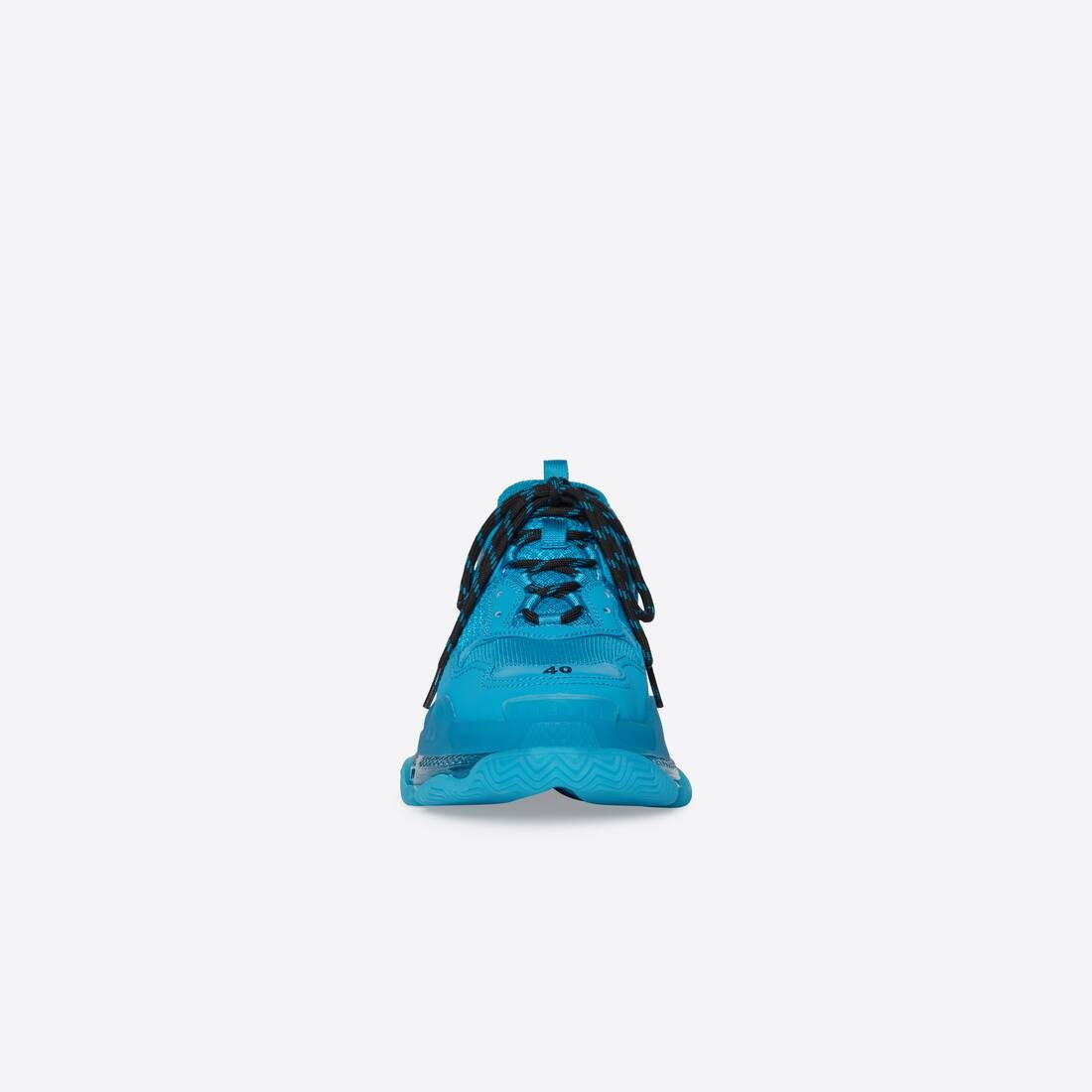 Men's Triple S Sneaker Clear Sole in Blue - 3