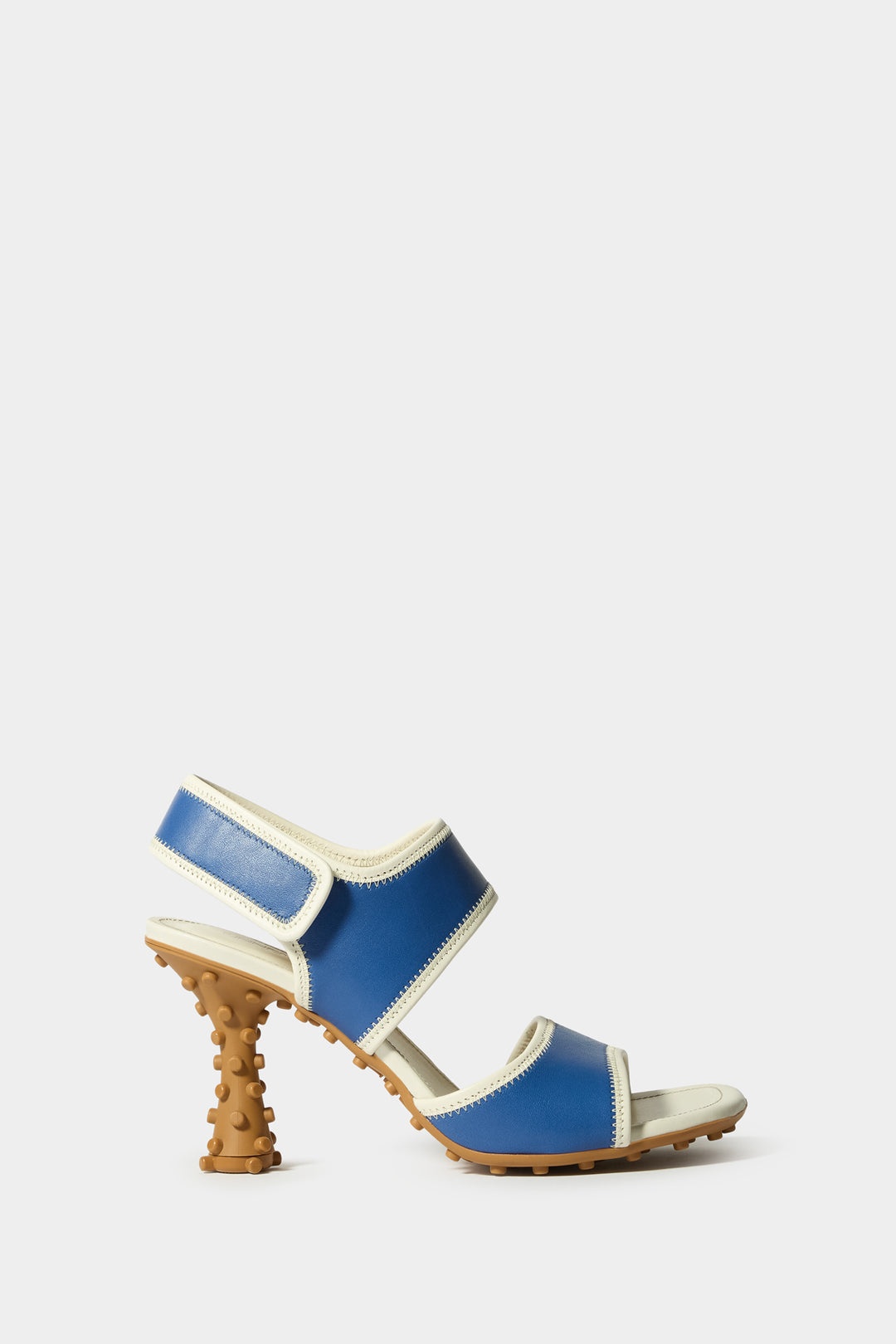 1000CHIODI SANDALS / leather / blue - 1