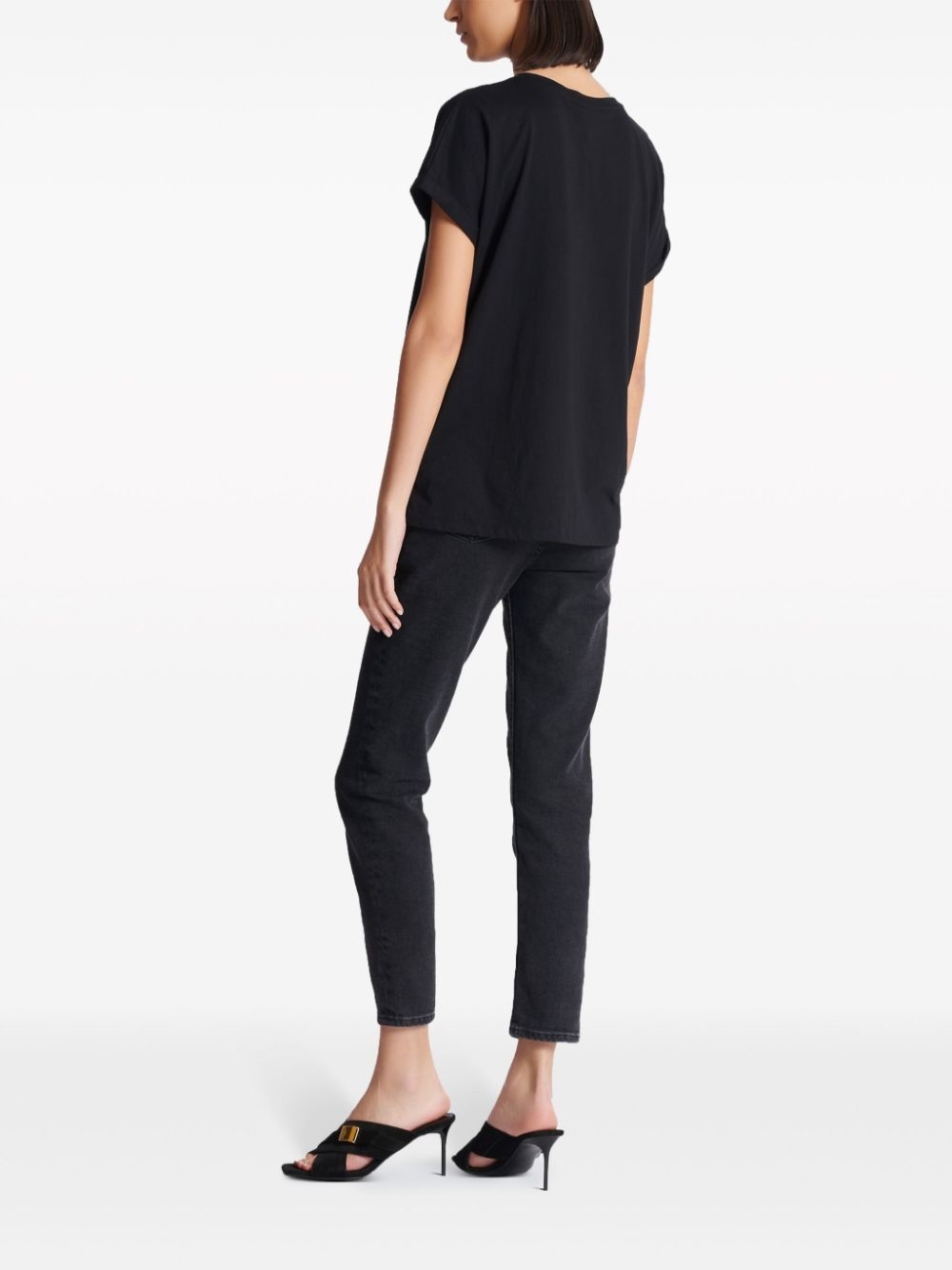 logo-print cotton T-shirt - 4