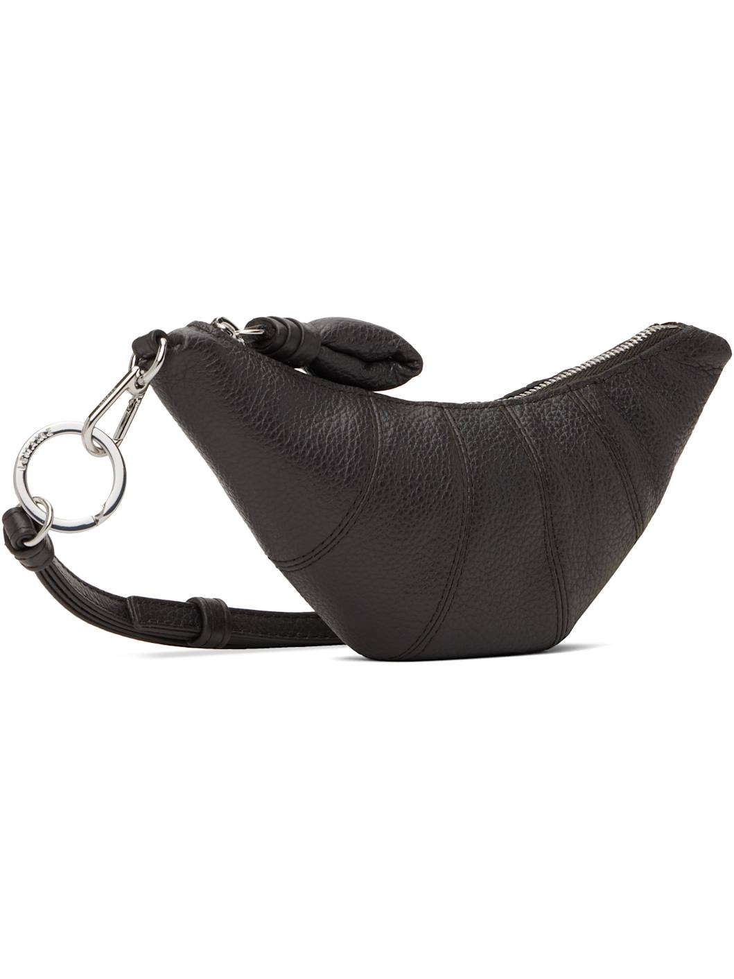 Brown Cross-Body Croissant Coin Pouch - 2