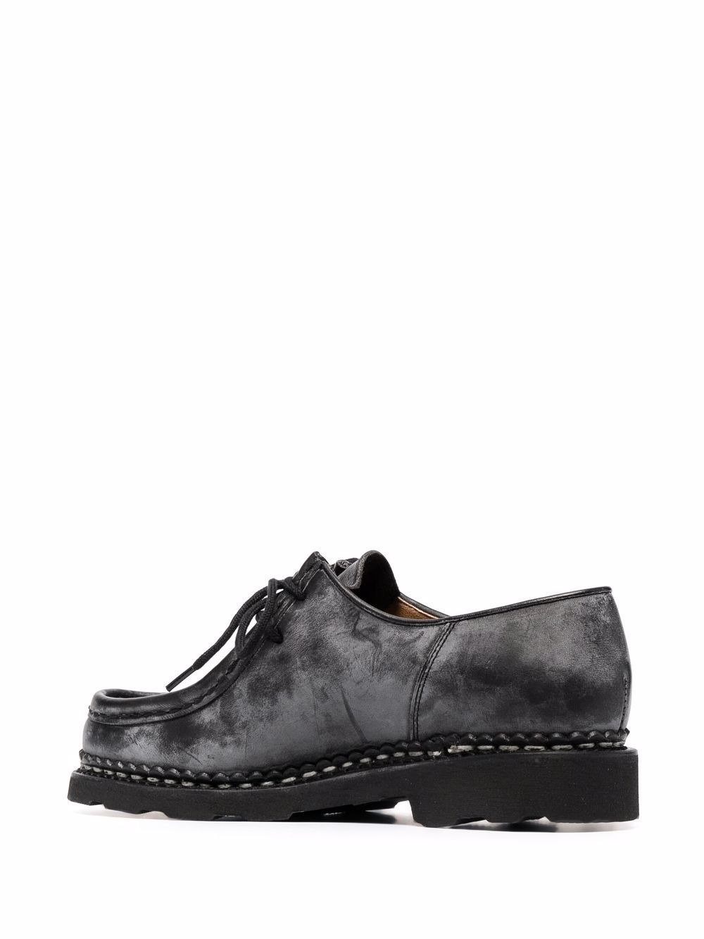 distressed Derby shoes - 3