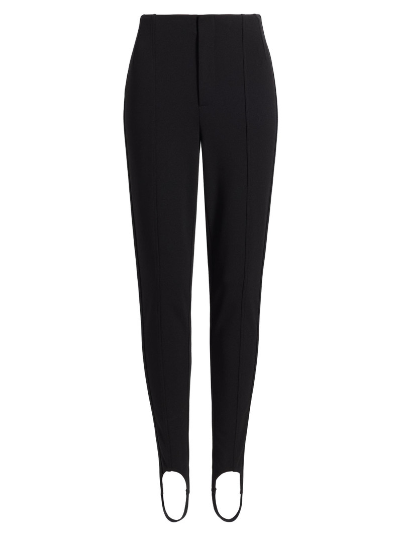 Women's Jessamine Crêpe Knit Stirrup Pants - Black 1
