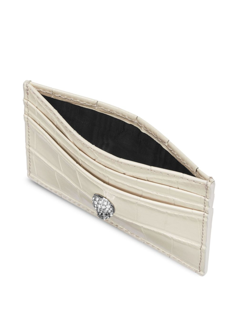 crocodile-print cardholder - 2