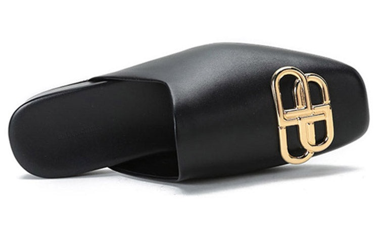 (WMNS) Balenciaga Cosy Mule 'Black' 590935-WA72I-1088 - 6