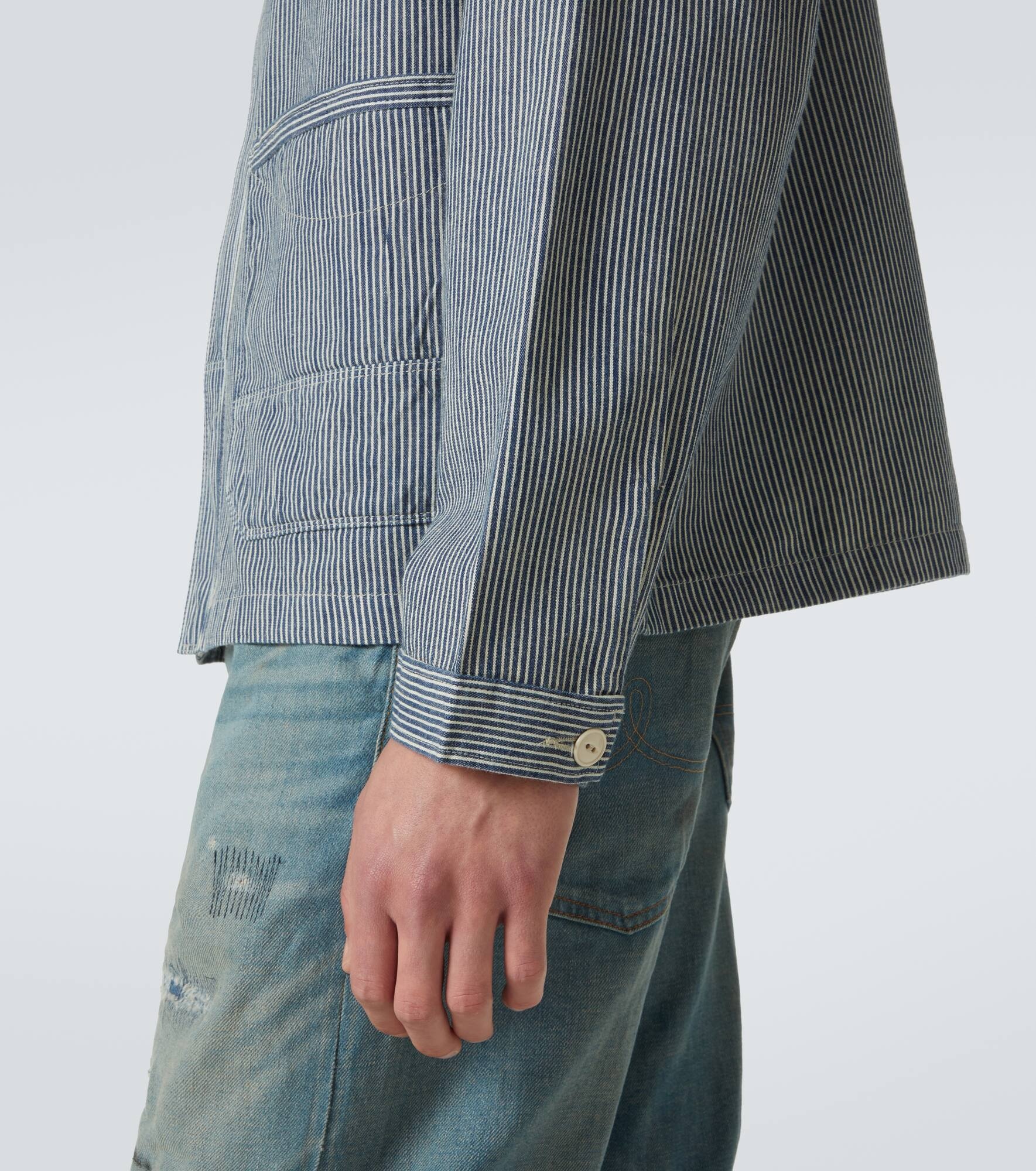 Plaid cotton overshirt - 6