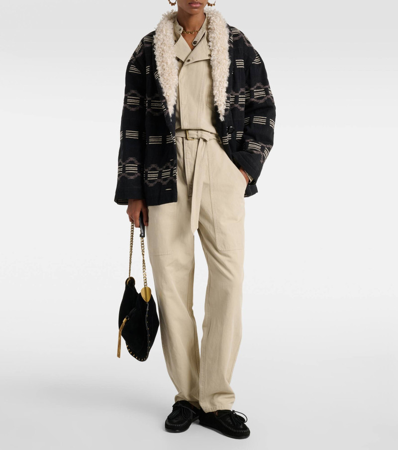 Isabel Marant Étoile Nessime cotton and linen jumpsuit outlook
