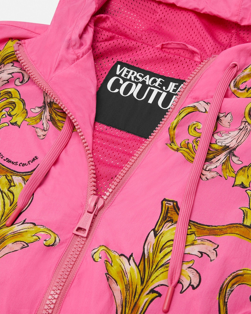 VERSACE JEANS COUTURE Outline Barocco Windbreaker Jacket outlook