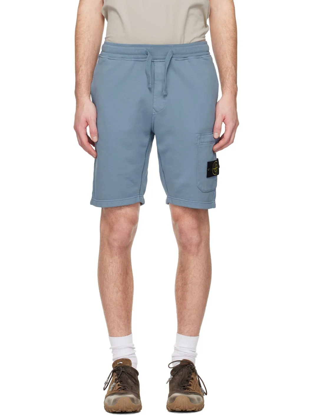 Blue 6200011 Organic Cotton Fleece Shorts - 1