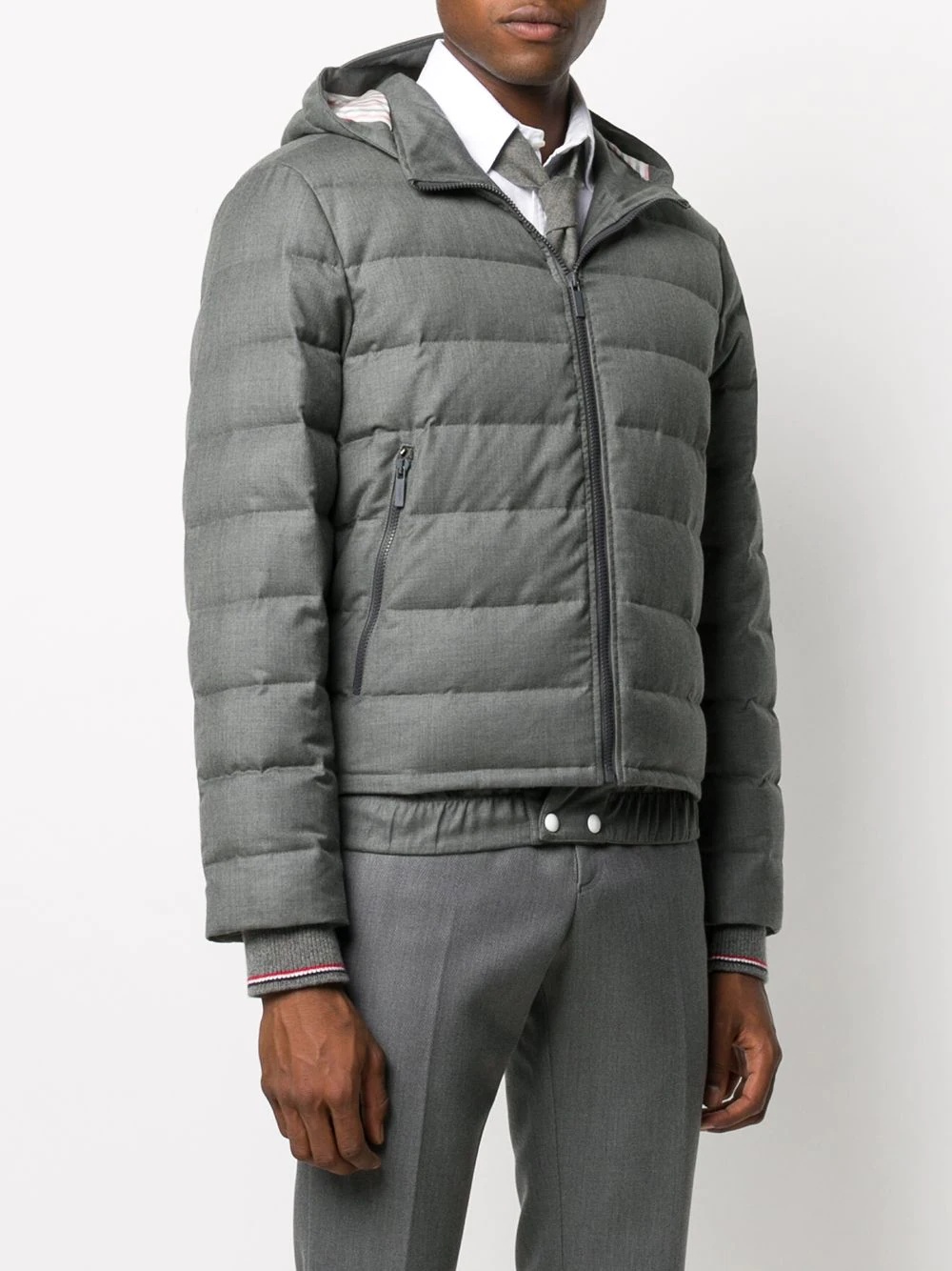 super 120s twill ski jacket - 3