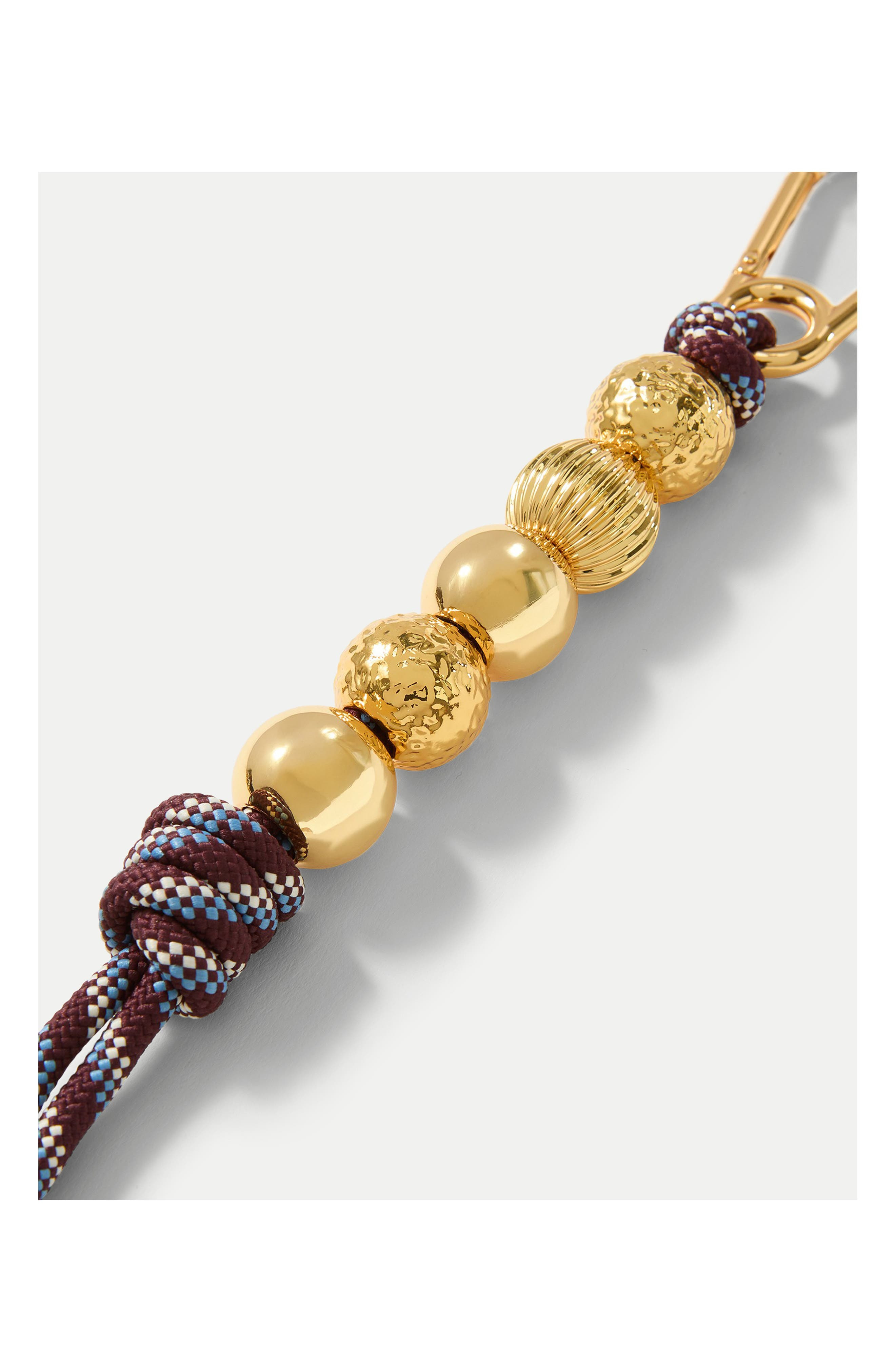 Veronica Beard Paracord Bead Bag Charm in Raisin Multi at Nordstrom - 2