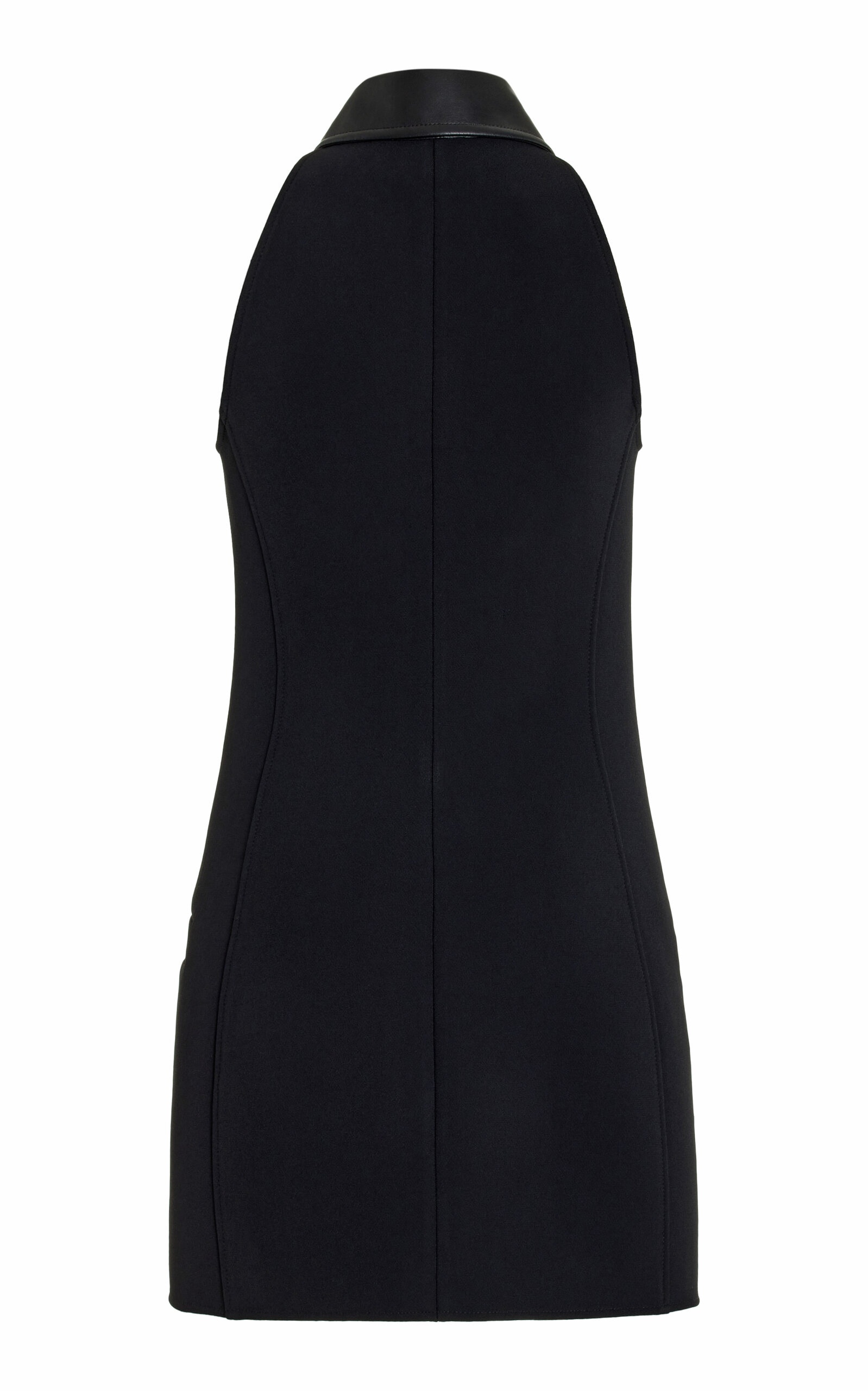Emi Zipped Suiting Mini Dress black - 4