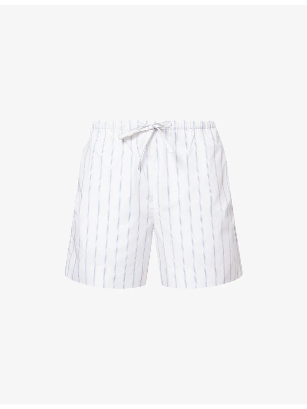 Daybreak Pinstripe Cotton Shorts - 1