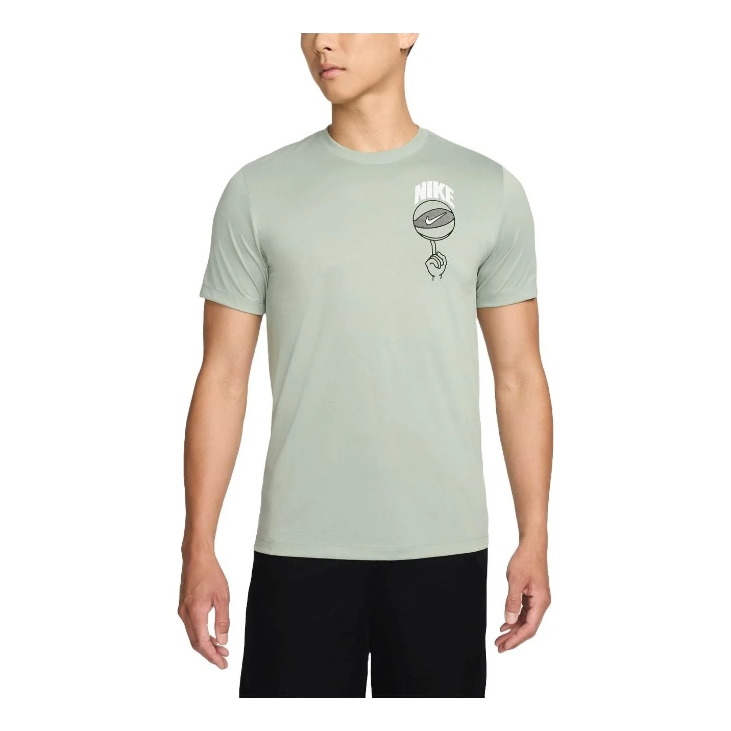 Nike Dri-FIT Basketball T-shirt Asia Sizing 'Jade Horizon' FZ8098-370 - 1