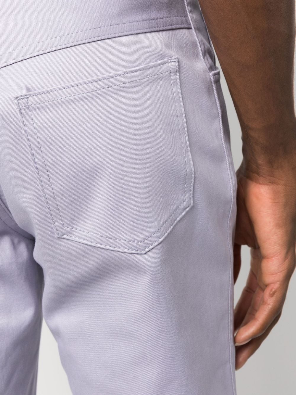straight-leg chino trousers - 5