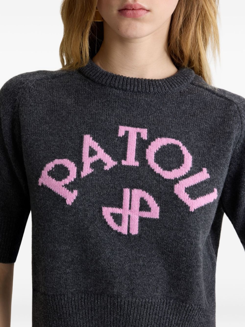 logo-embroidered sweater - 5