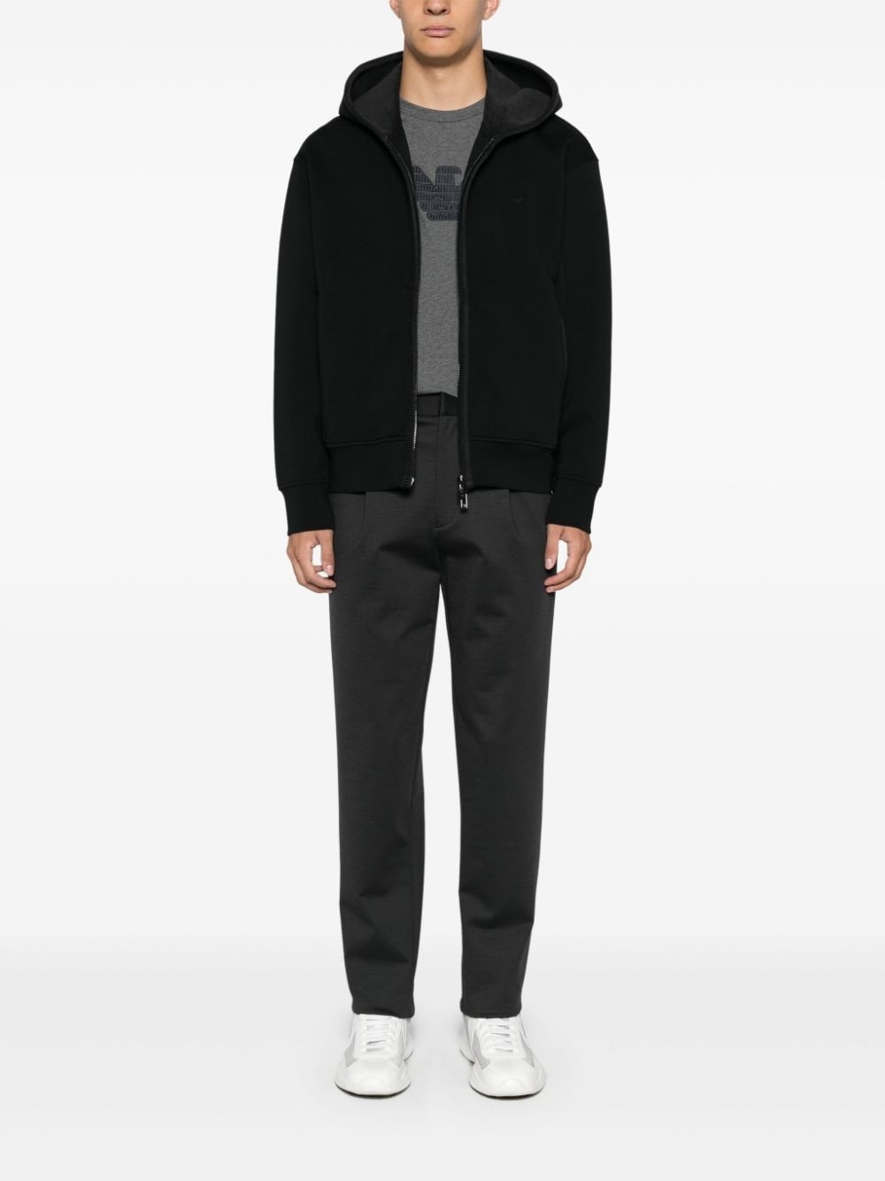 pleat-detail trousers - 4