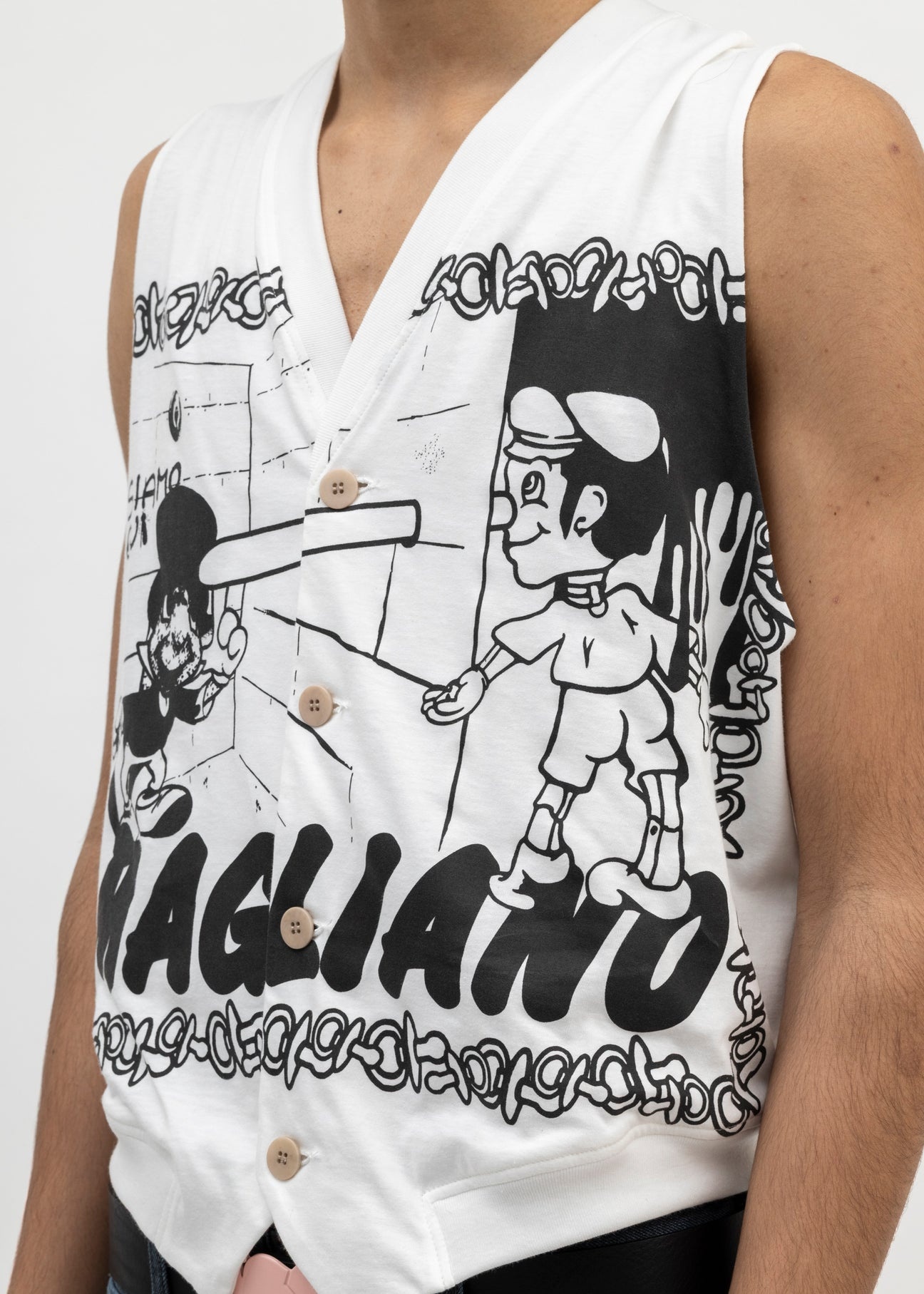 White Mascotte Vest - 3