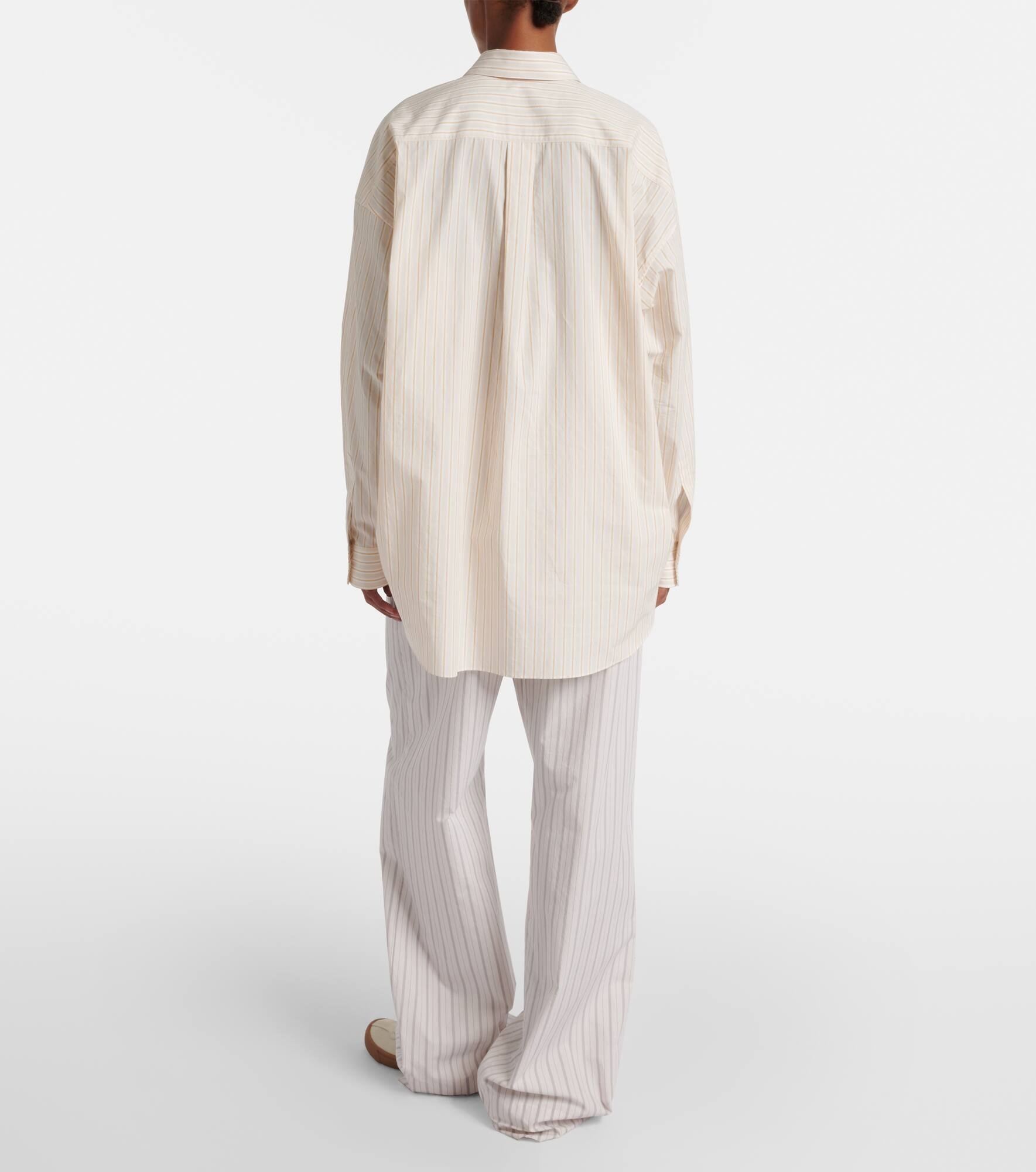 Caster striped cotton poplin shirt - 3
