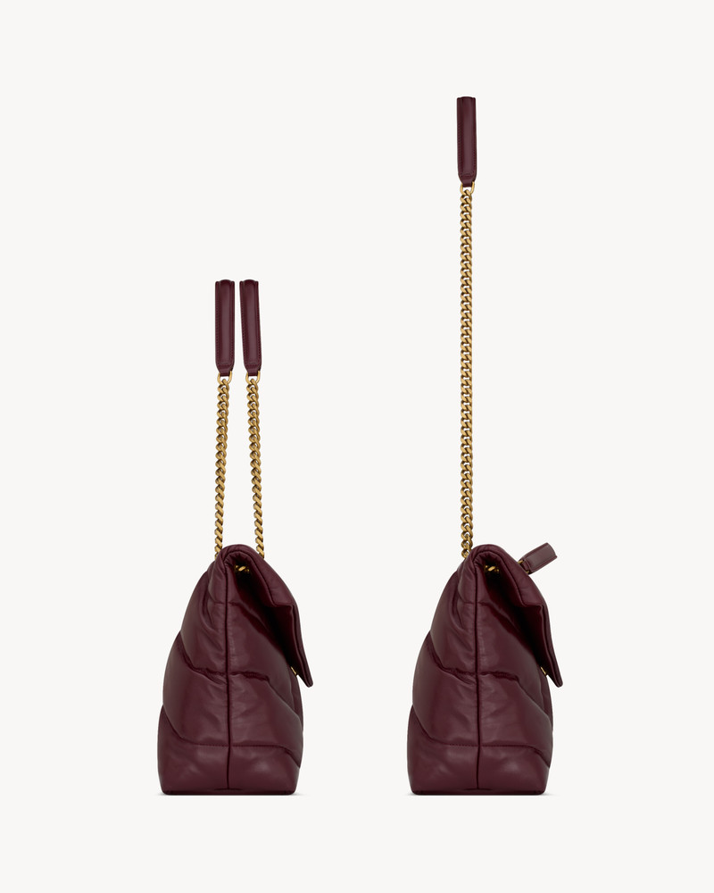 PUFFER MEDIUM IN SHINY LEATHER 3
