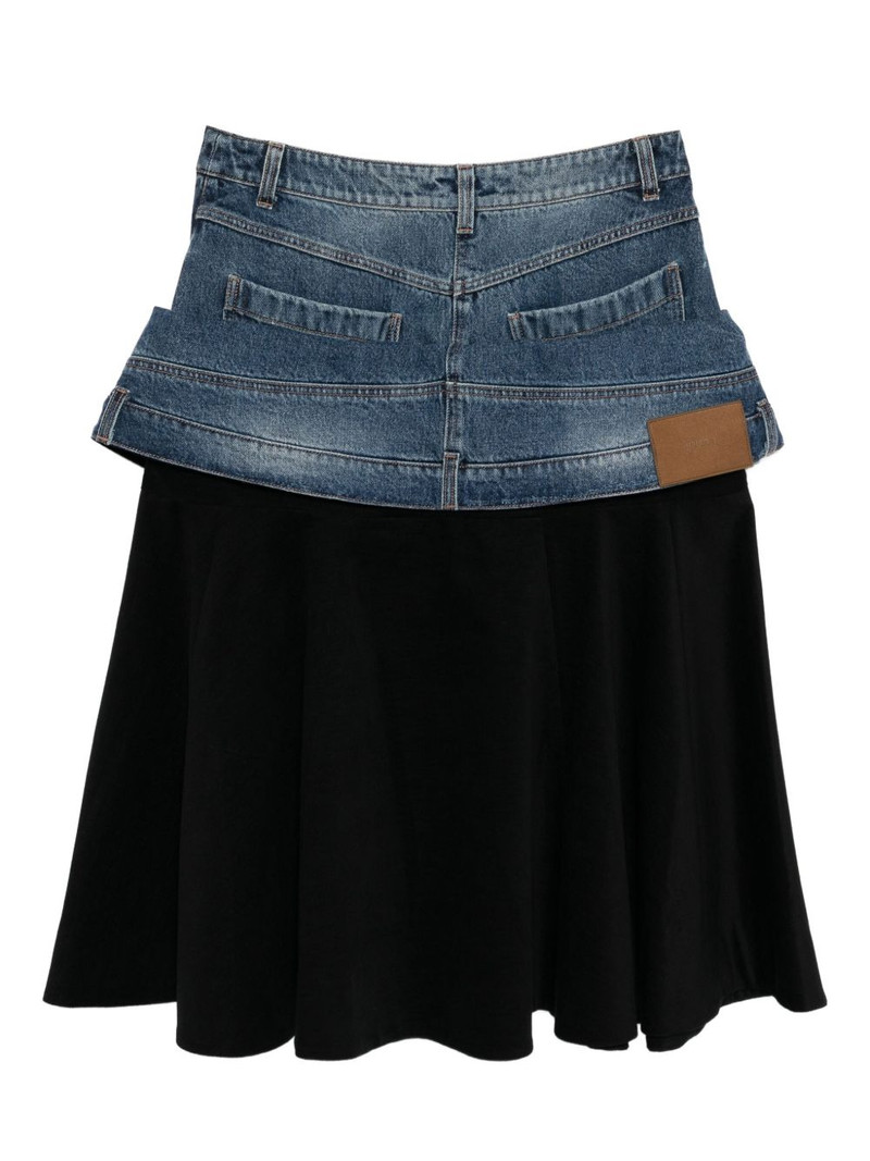 JUUN.J layered-design skirt outlook