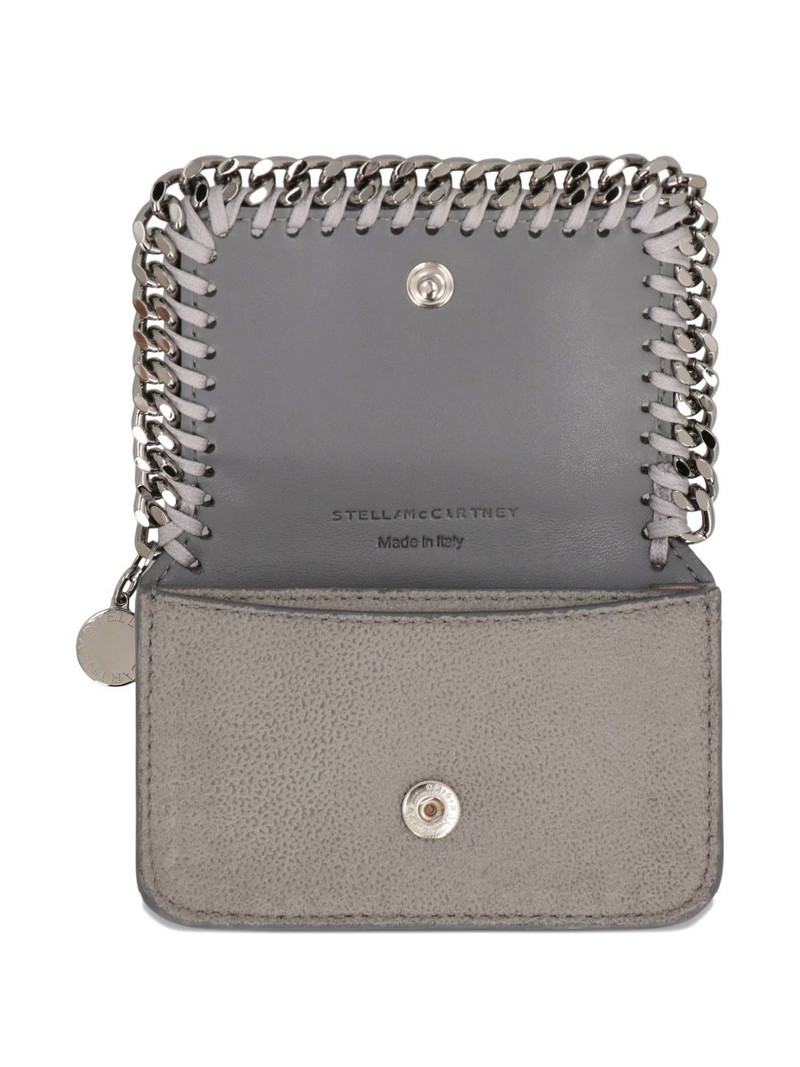 small Falabella flap chain wallet 3